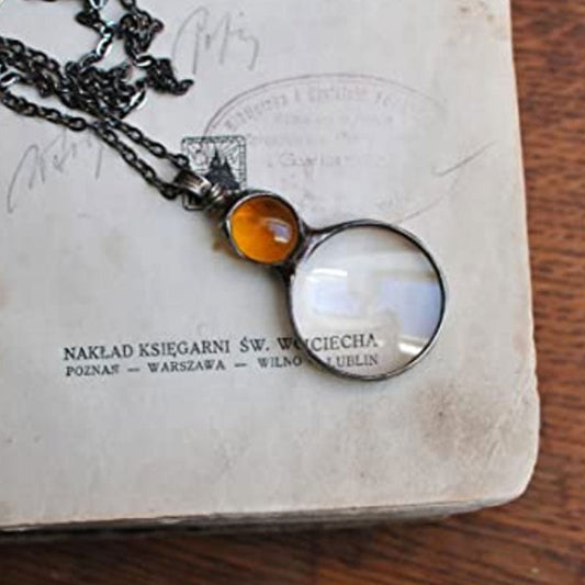 Magnifying Glass Necklace gift