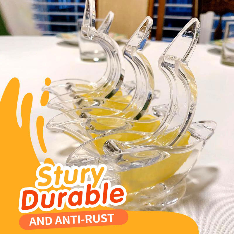 🍋 Acrylic Boat Shaped Lemon Squeezer clip