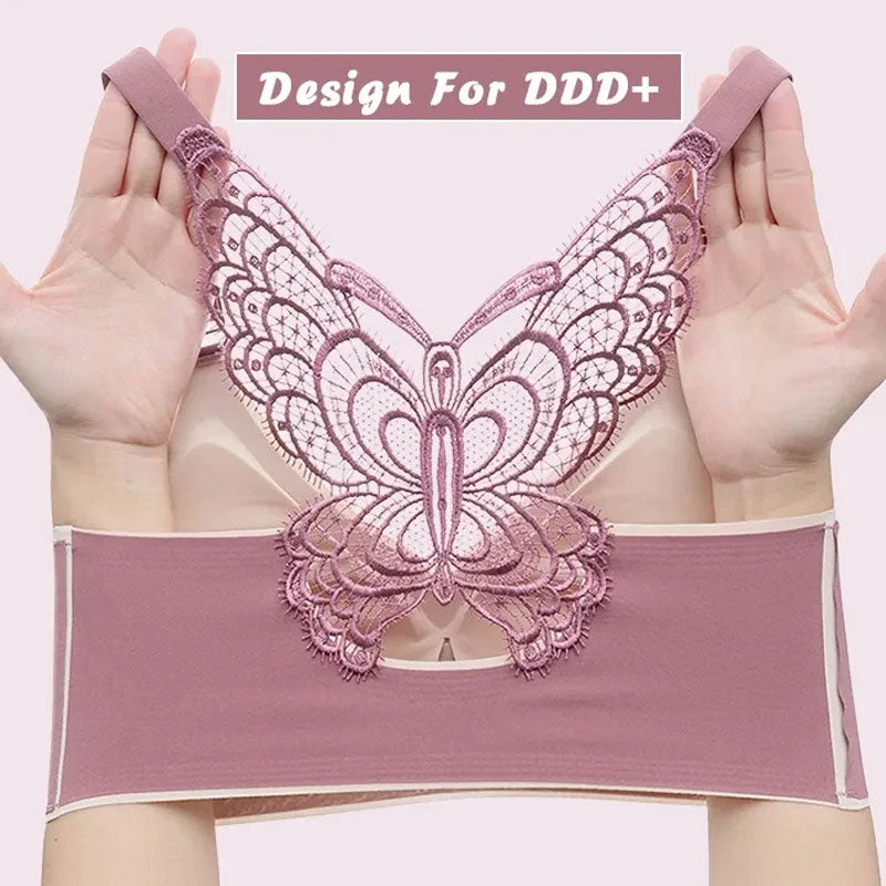 Butterfly Embroidery Wirefree Bra