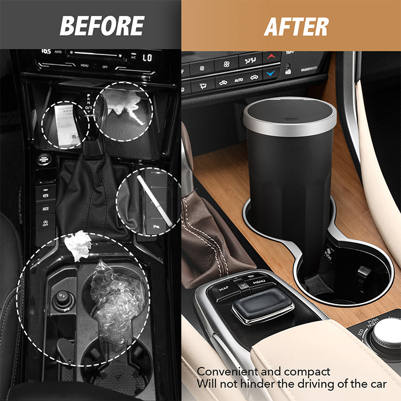 Car Cup Holder Trash Can