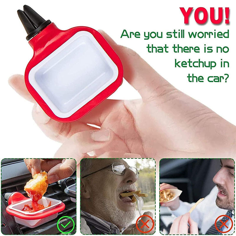 Car Vent Sauce Dip Container