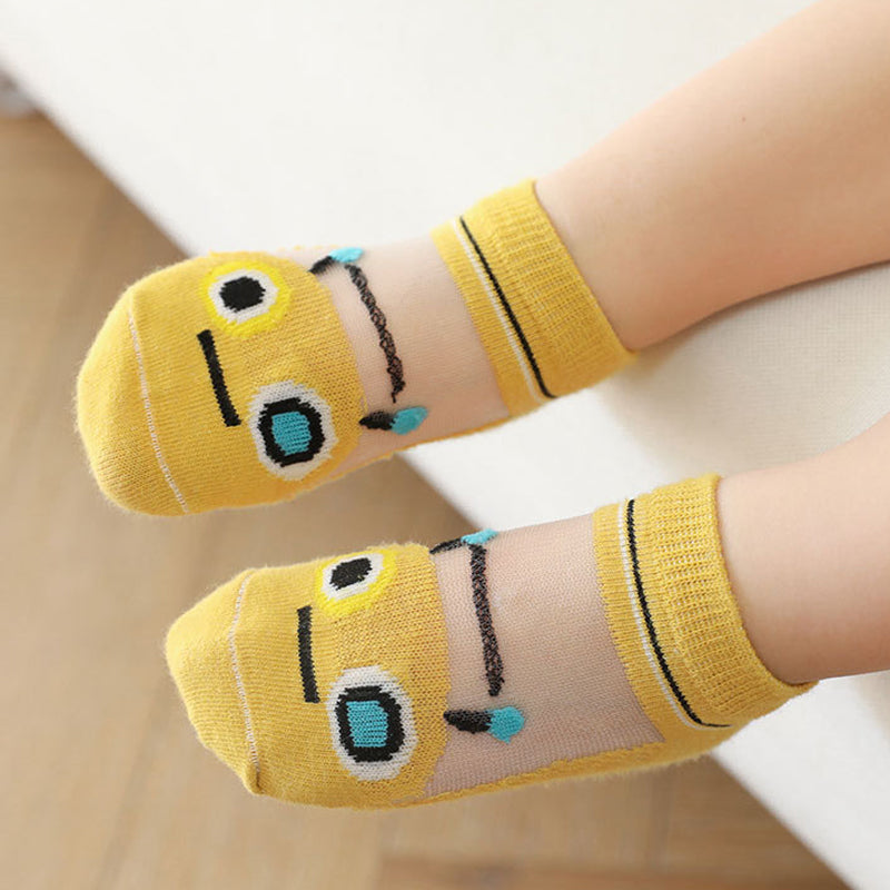 Children's Summer Thin Socks (five Pairs)