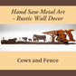 🤓father's Day Unique Gift🎁Hand Saw Metal Art - Rustic Wall Decor
