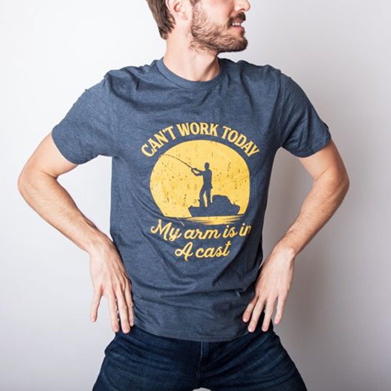 Can't Work Today Funny Father's Day Fishing T-Shirt
