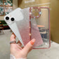 Gradient Glitter Transparent Phone Case
