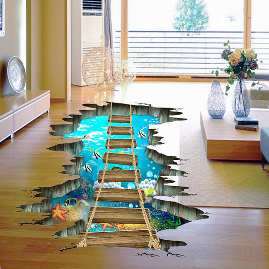 3D Seabridge Wall Stickers
