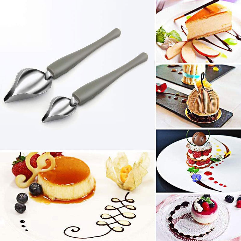 Stainless Steel Sauce Drawing Spoon