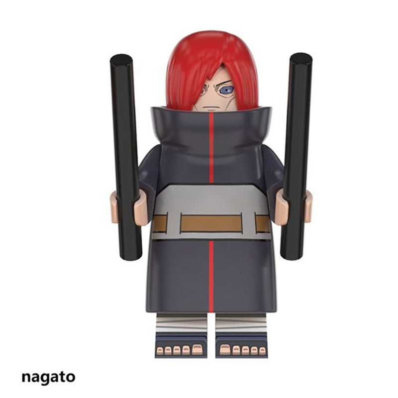 Anime Naruto Series Xiao Organization Payne Minifigure Model Assembled Building Blocks