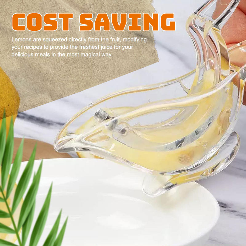 🍋 Acrylic Transparent bird Lemon Squeezer