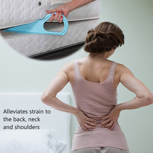 Ergonomic Mattress Wedge Elevator - Bed Making & Mattress Lifting Handy Tool Alleviate Back Pain