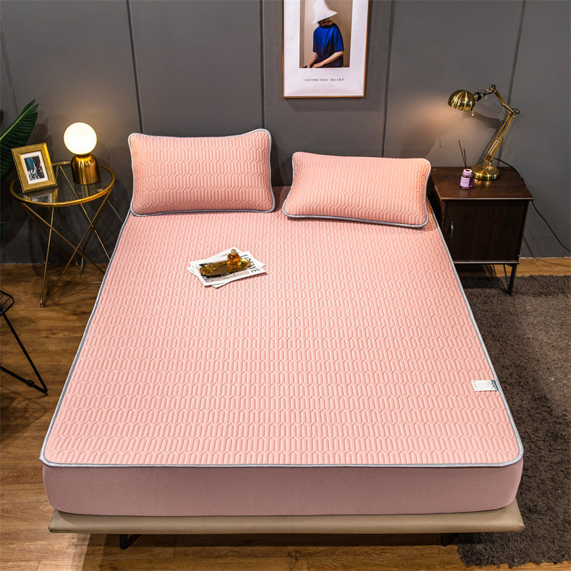 Summer Ice Silk Mat Washable Mattress Protector