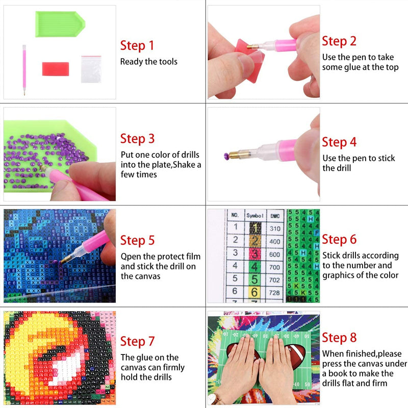 Princess Diamond Stickers Handmade Diy