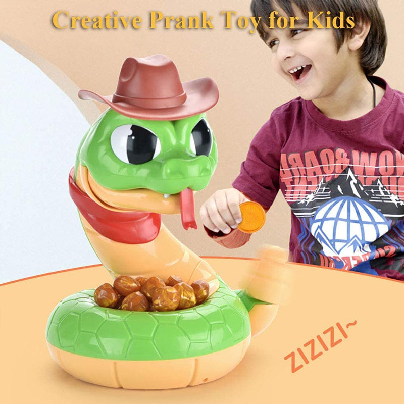 Electric rattlesnake prank toy