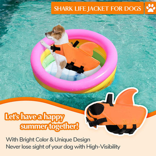 Shark Life Jacket for Dogs