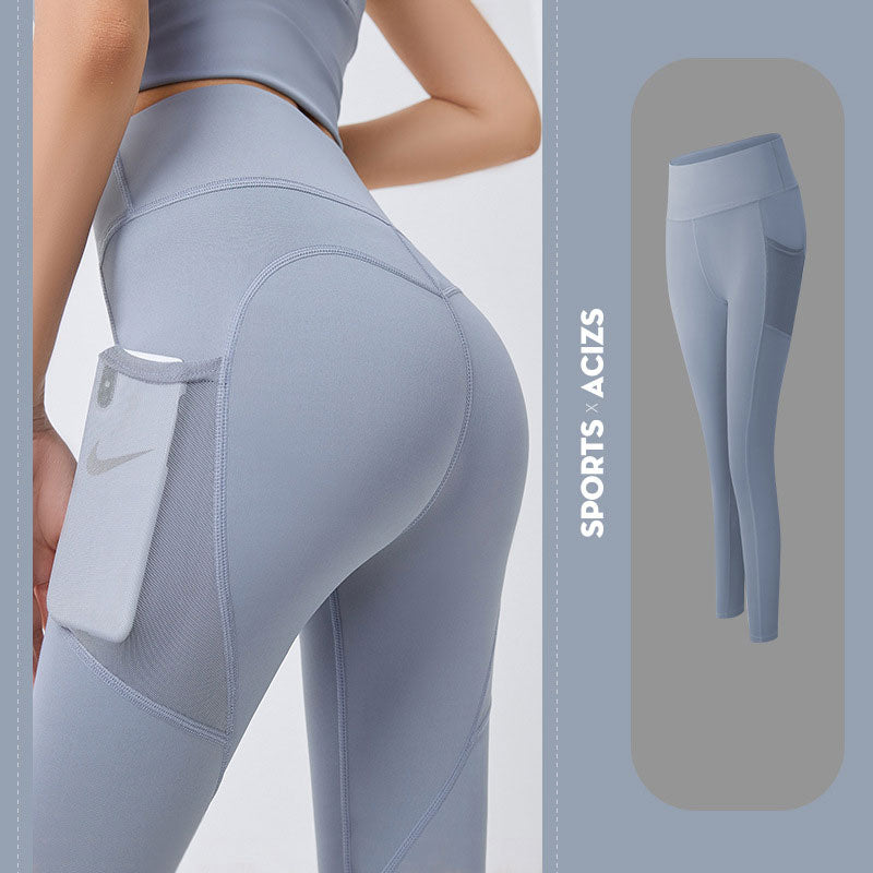 Running Leggings for Hip-lift with Pocket