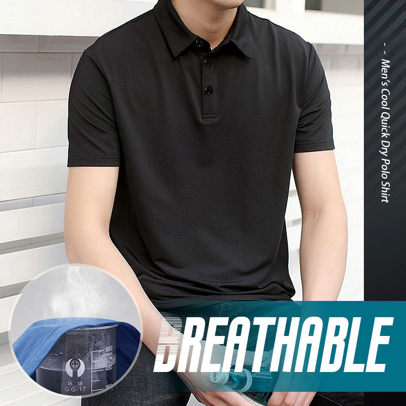 Men's Cool Quick Dry Polo Shirt