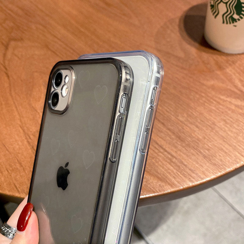 Laser Colorful Plum Blossom Love iPhone Case