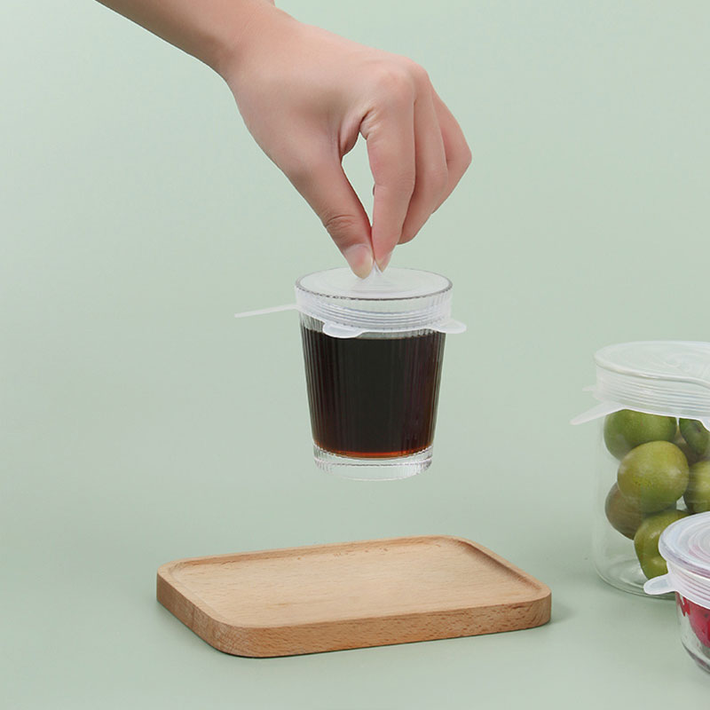 Food Grade Silicone Fresh Cover (A set of six )