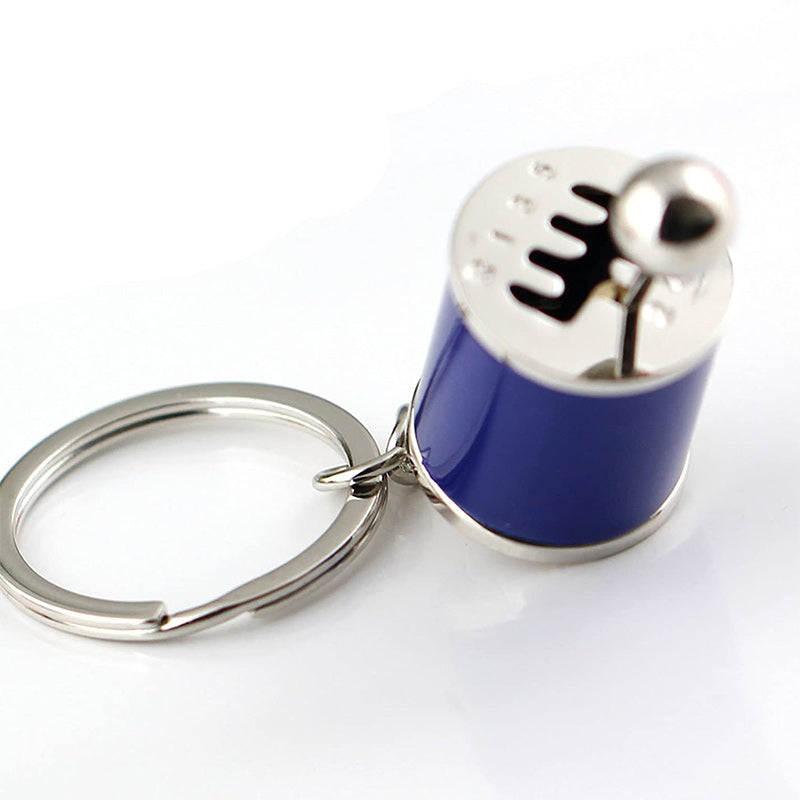 6 Colors Car Shifter Keychain