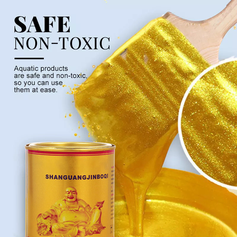 Water-based Glitter Bronzing Paint（Gift Free Brush）