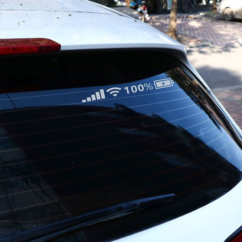 3 PCS Mobile Phone Signal Reflective Car Stickers