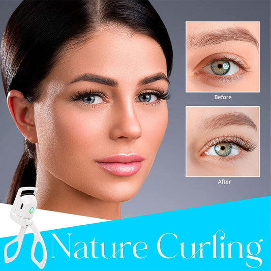 Heated Eyelash Curler - Rechargeable Electric Eyelash Curler