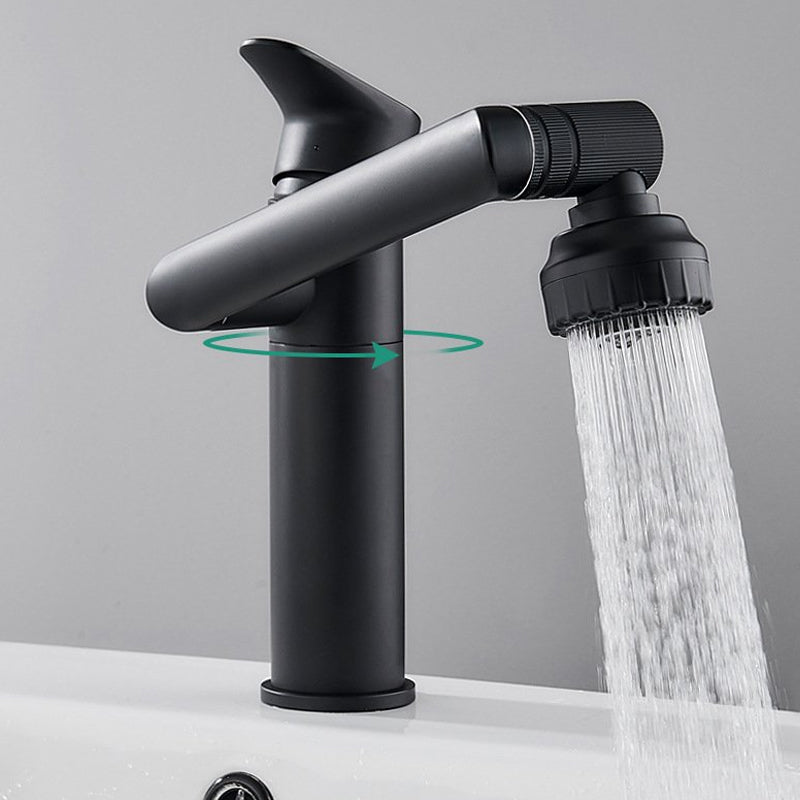 360 Degrees Can Be Freely Rotated And Adjusted Single Hole Rotating Bathroom Hot And Cold Water Faucet