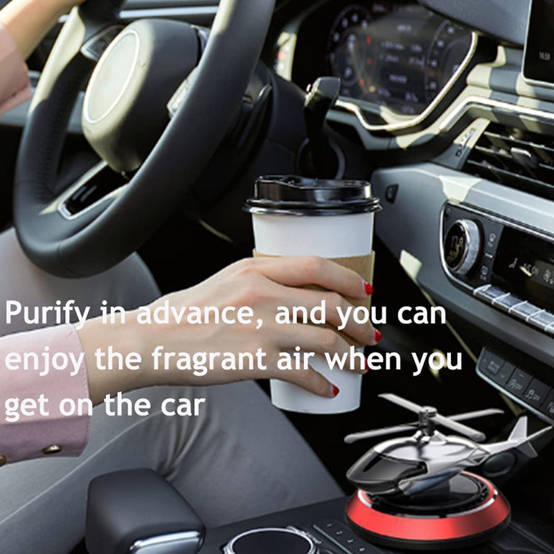 Car Solar Helicopter Aromatherapy
