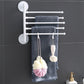 Wall Mounted Rotating Towel Rack No-Punching