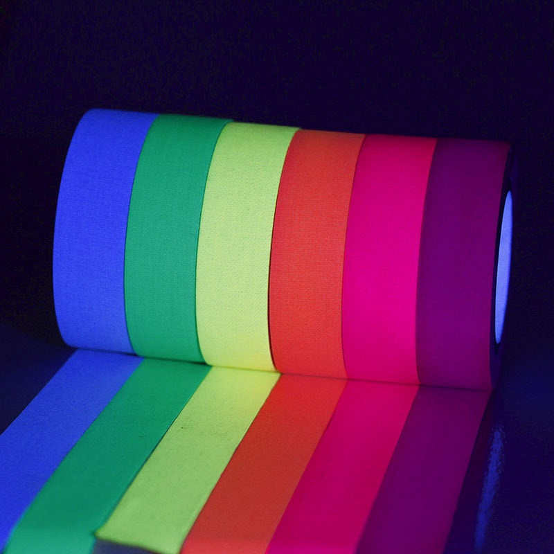 6 Colors Fluorescent Cloth Tape