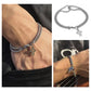 Double Layer Cross Bracelet, Stainless Steel Cross for Men