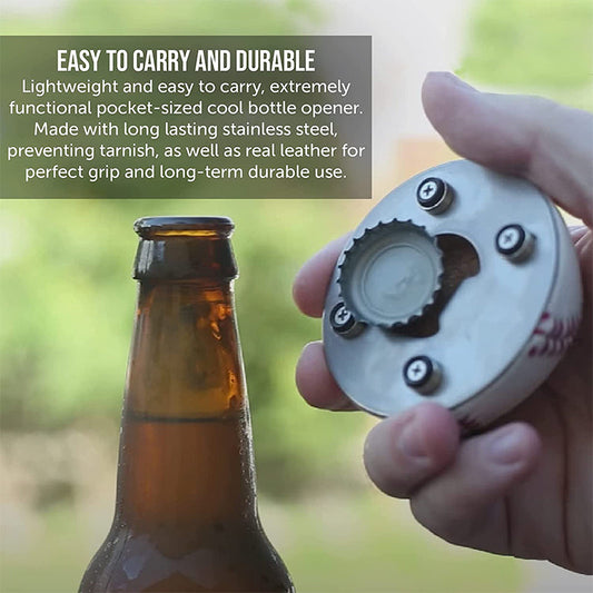 Stainless Steel Beer and Baseball Corkscrews