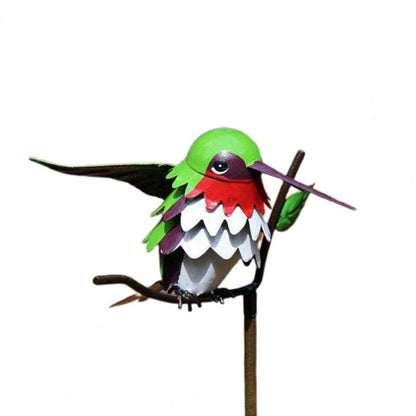 Outdoor Realistic Bird Decorations, Lovely Iron Art, Garden Animal Decorations