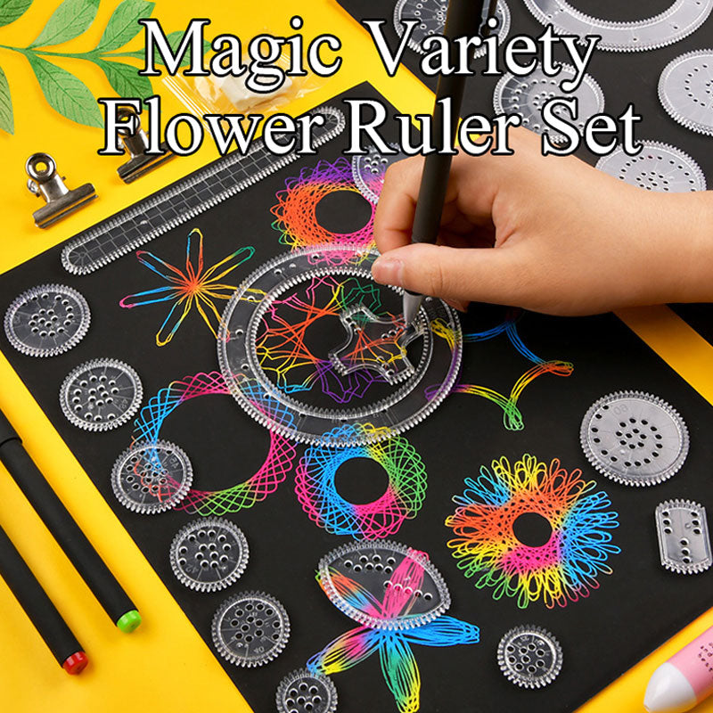 Magic Variety Flower Ruler Set
