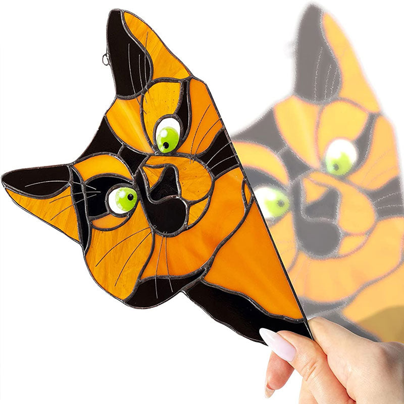 Stained Glass Cat Window Hanger?