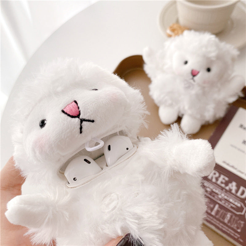 Plush Sheep Earphone Case for Couples