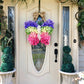 Tulip Butterfly Shaped Wreath for Front Door Decor