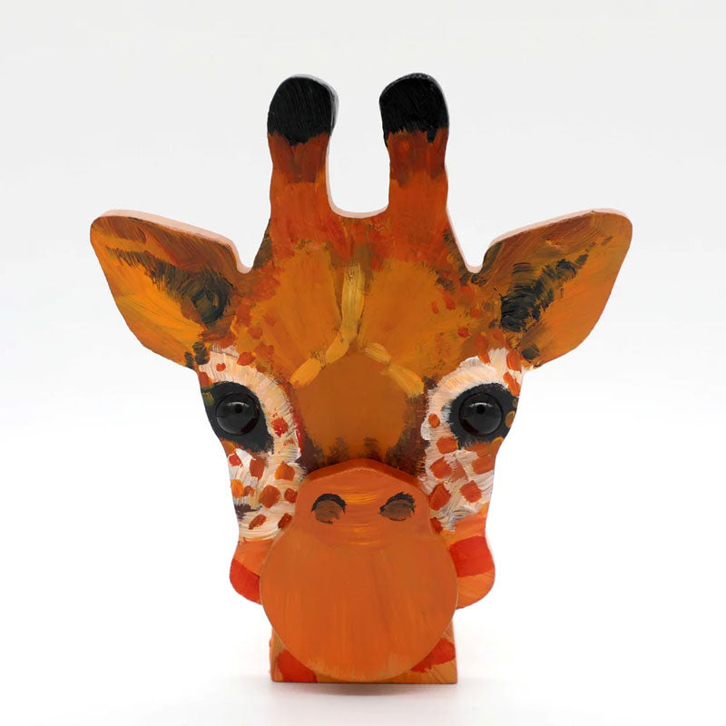 Lovely Giraffe Wooden Glasses Stand
