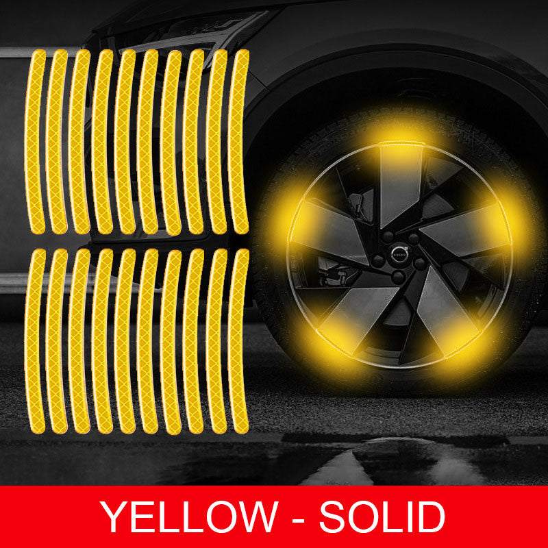 20PCS Car Tire Reflective Stickers