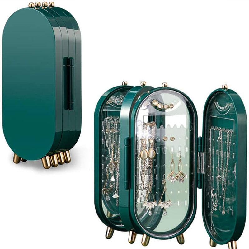 Necklace Jewelry Organizer with Folding Screen Design