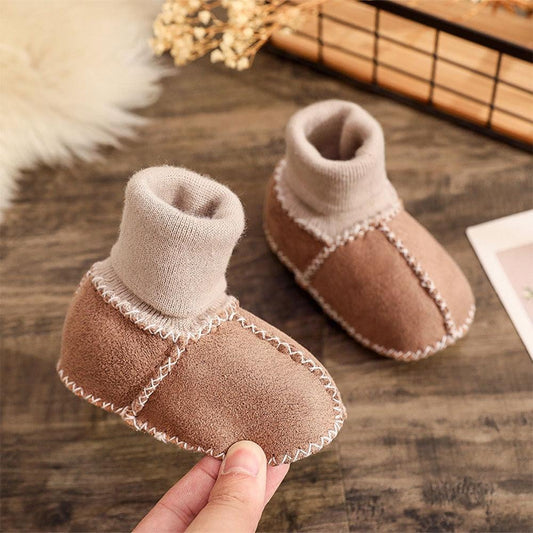 🌈Multiple Colors - 👶Warm Fur Baby Sock Shoes