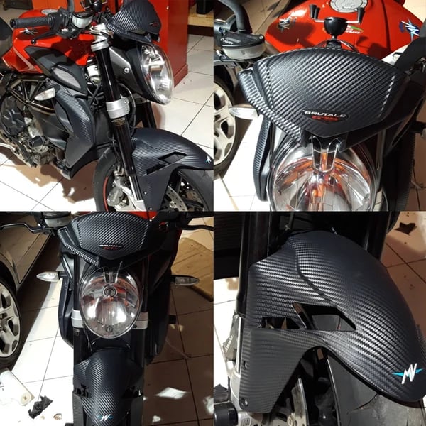 (🎁heißer Weihnachtsverkauf 2023🎁) Autofolienrolle aus Kohlefaser für Auspuffanlagen/3D three-dimensional car carbon fiber sticker