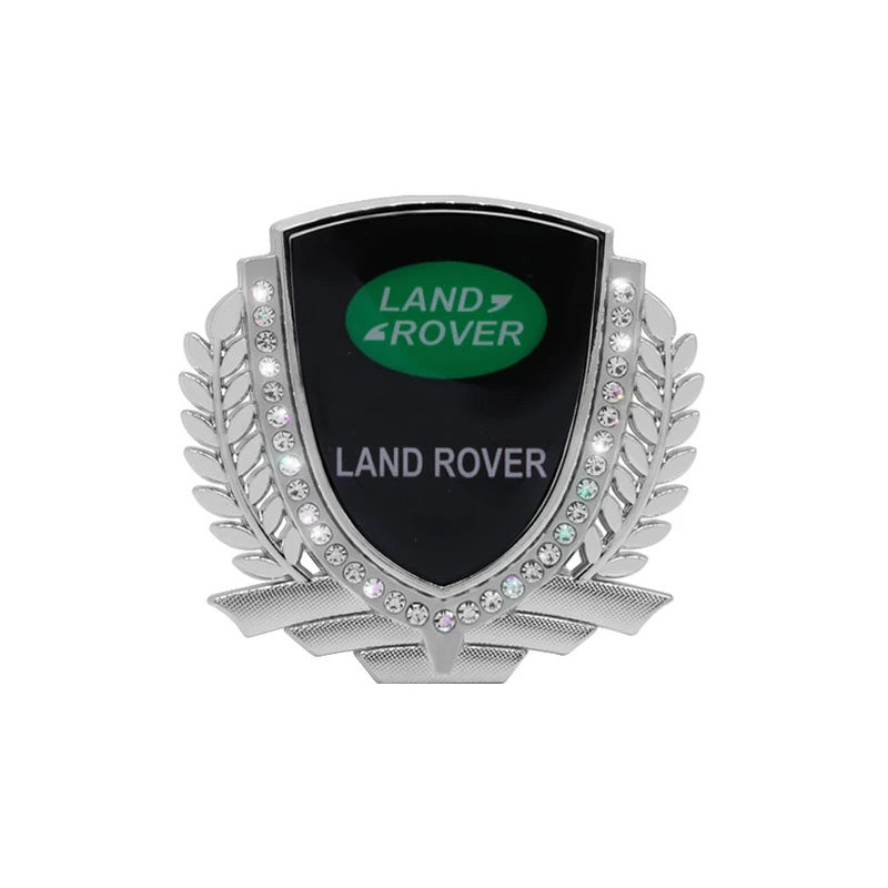 3D Wheat Ear Diamond Metal Creative Car Sticker