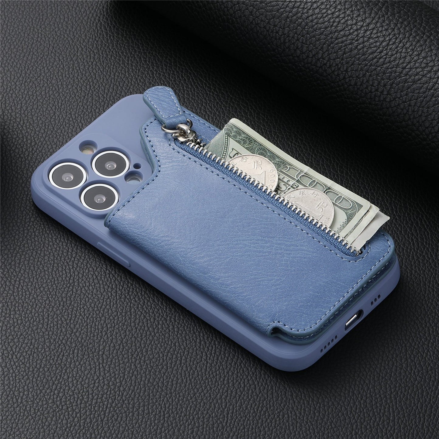 🔥Silicone Shell Zipper Wallet