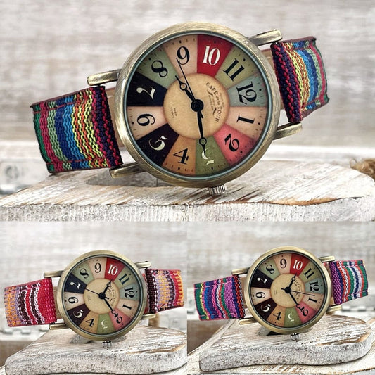 🎁 Watches with multicolour rainbow pattern