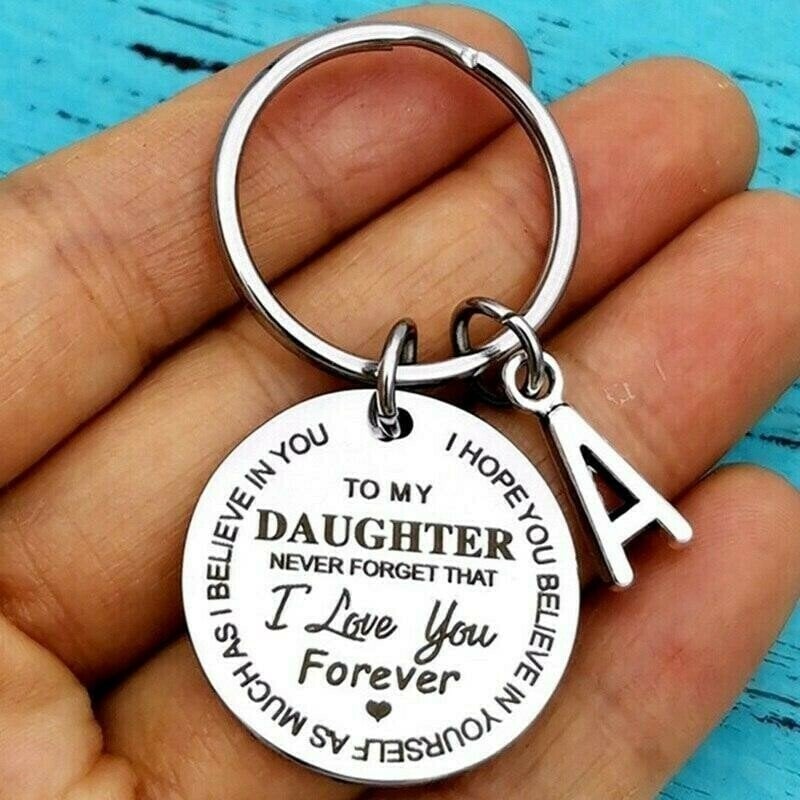 💓 ( Best Father Mother Gift)My Son / Daughter I Love You Forever Keychain