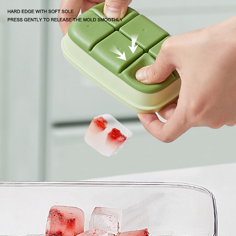 Mini Bread Ice Tray - 6 Grids