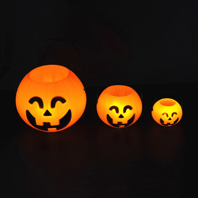 Halloween Mini Plastic Pumpkin Bucket