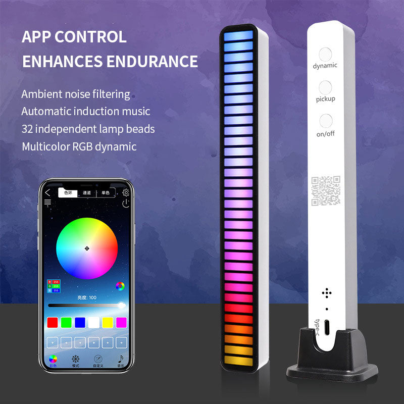 RGB Voice-Activated Pickup Rhythm Light