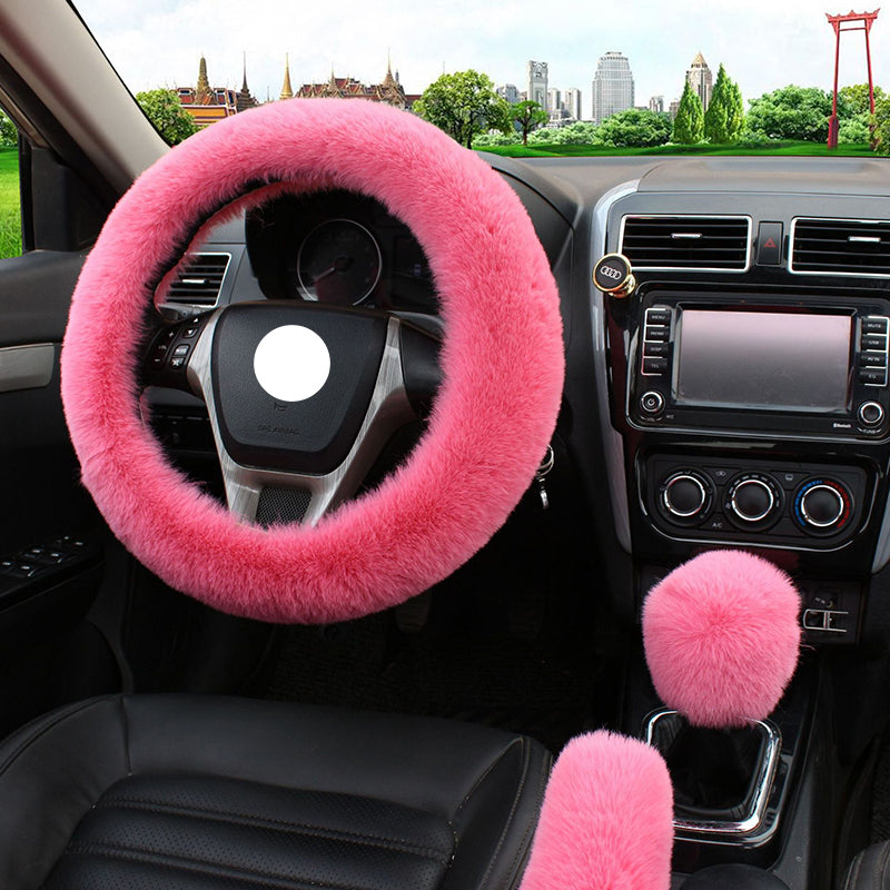Steering wheel cover Gear cover Handbrake cover